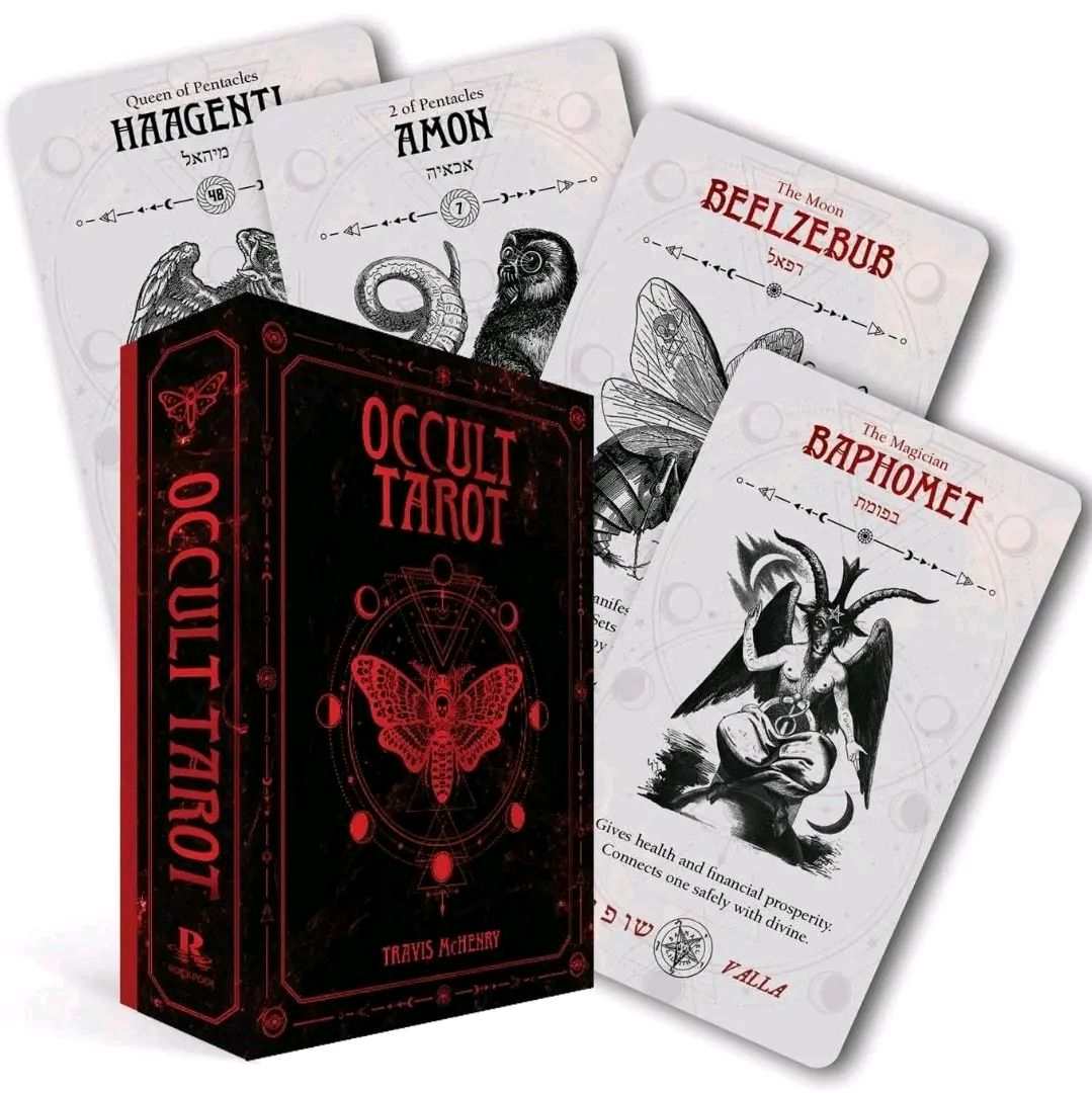 Deck with 78 Cards with Daemons and Sigils for Divination.