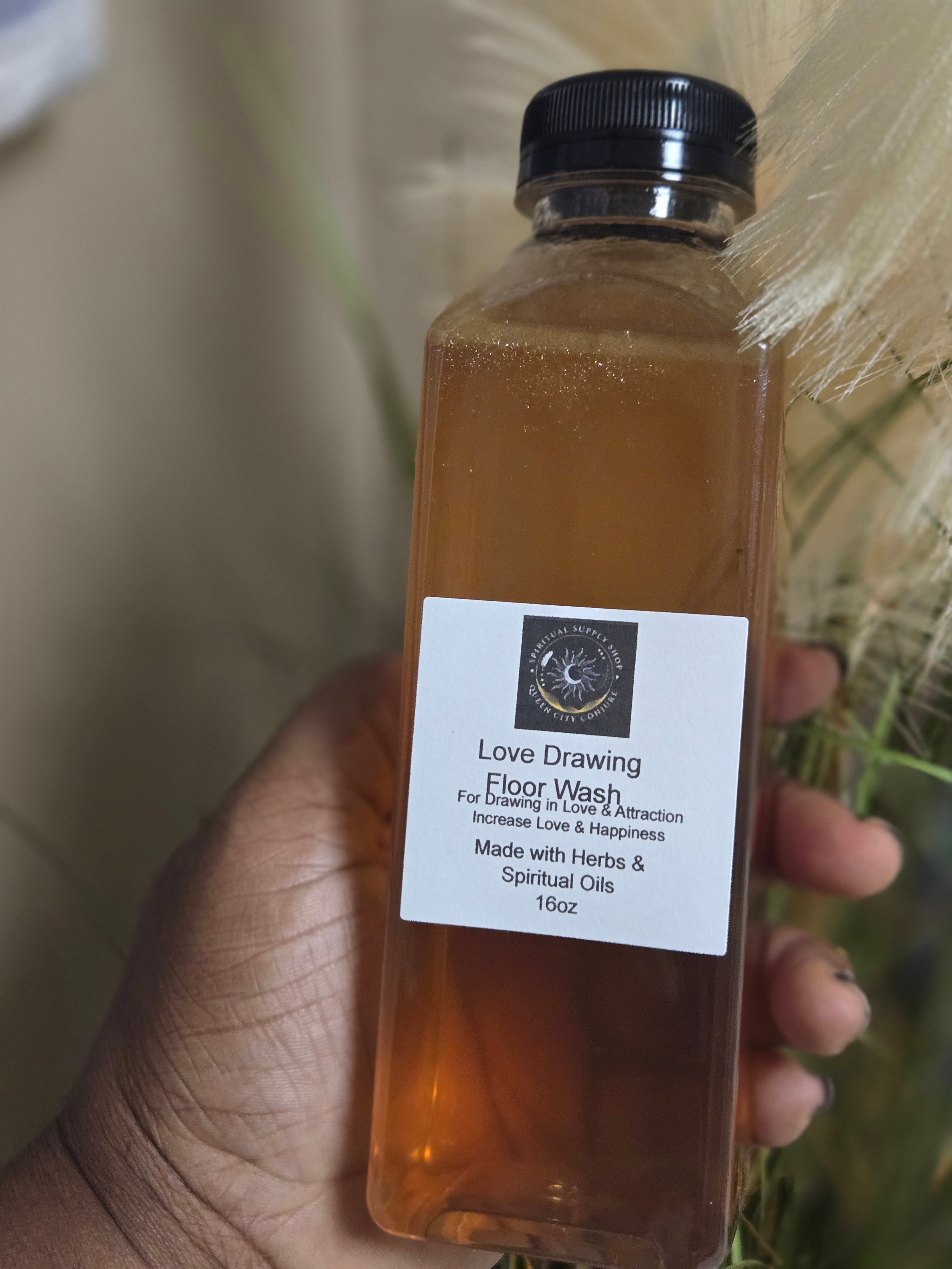 Love Drawing Floor Wash bottle for attracting romance and positive energy