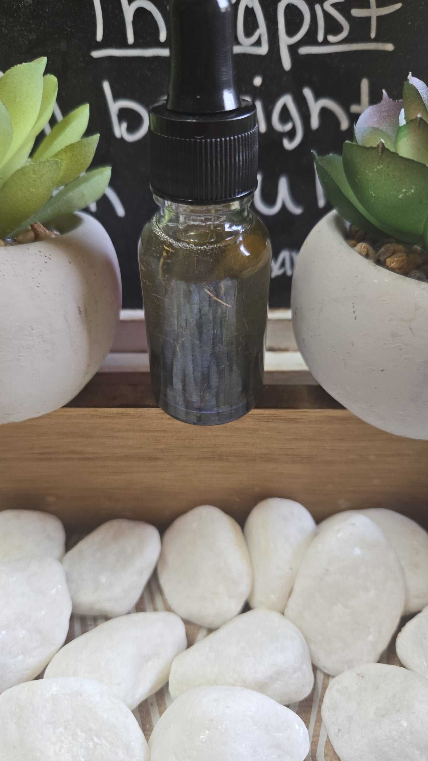 Chaos Spiritual oil bottle for balance happiness and empowerment