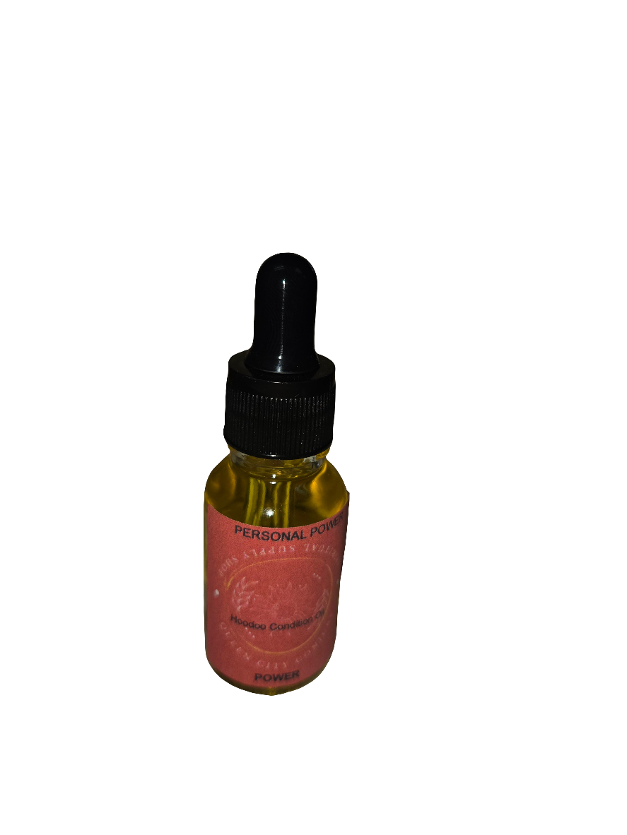 Spiritual power conjure oil for manifestation and inner strength