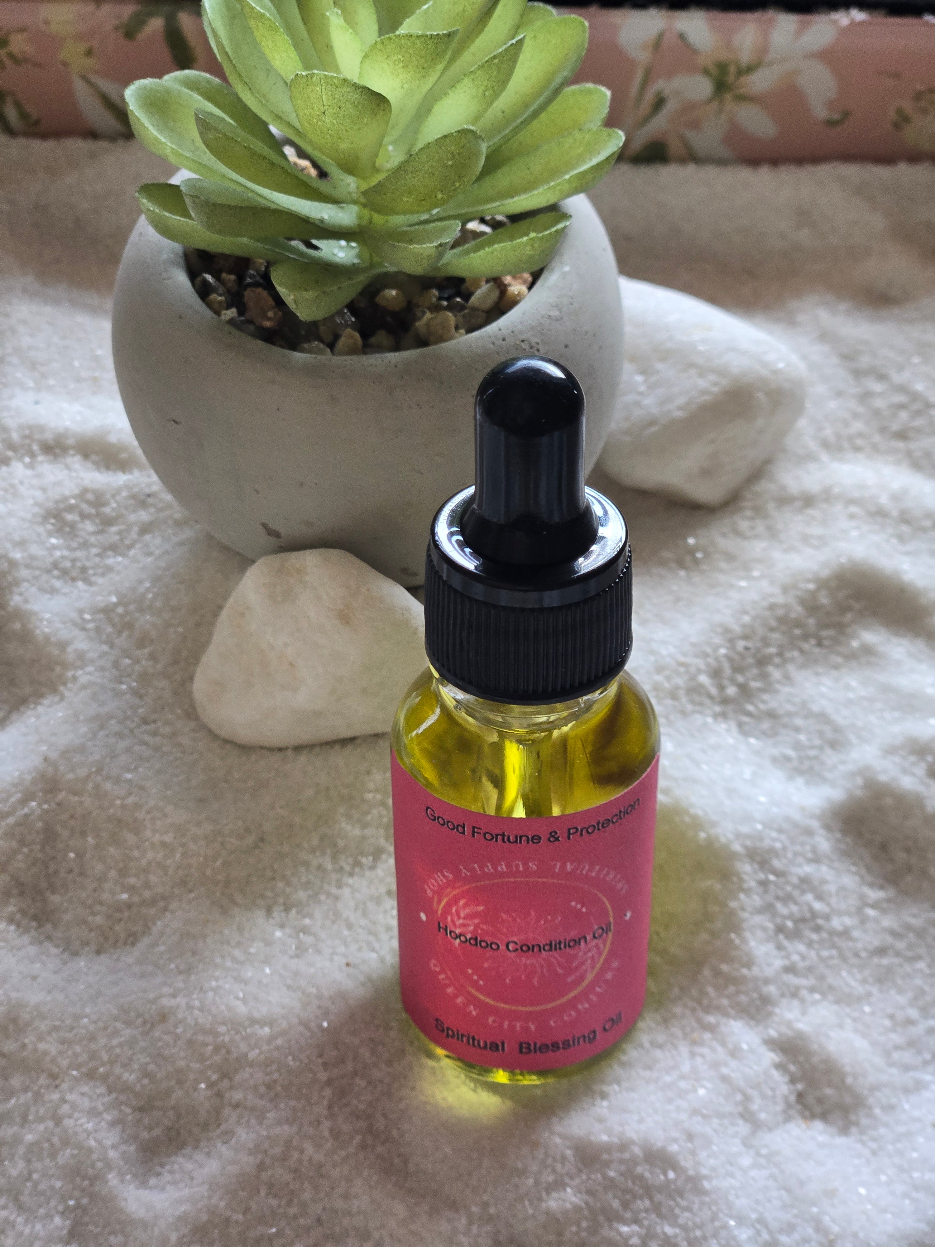 Transform your sacred spaces with our Spiritual Blessing Conjure Oil,