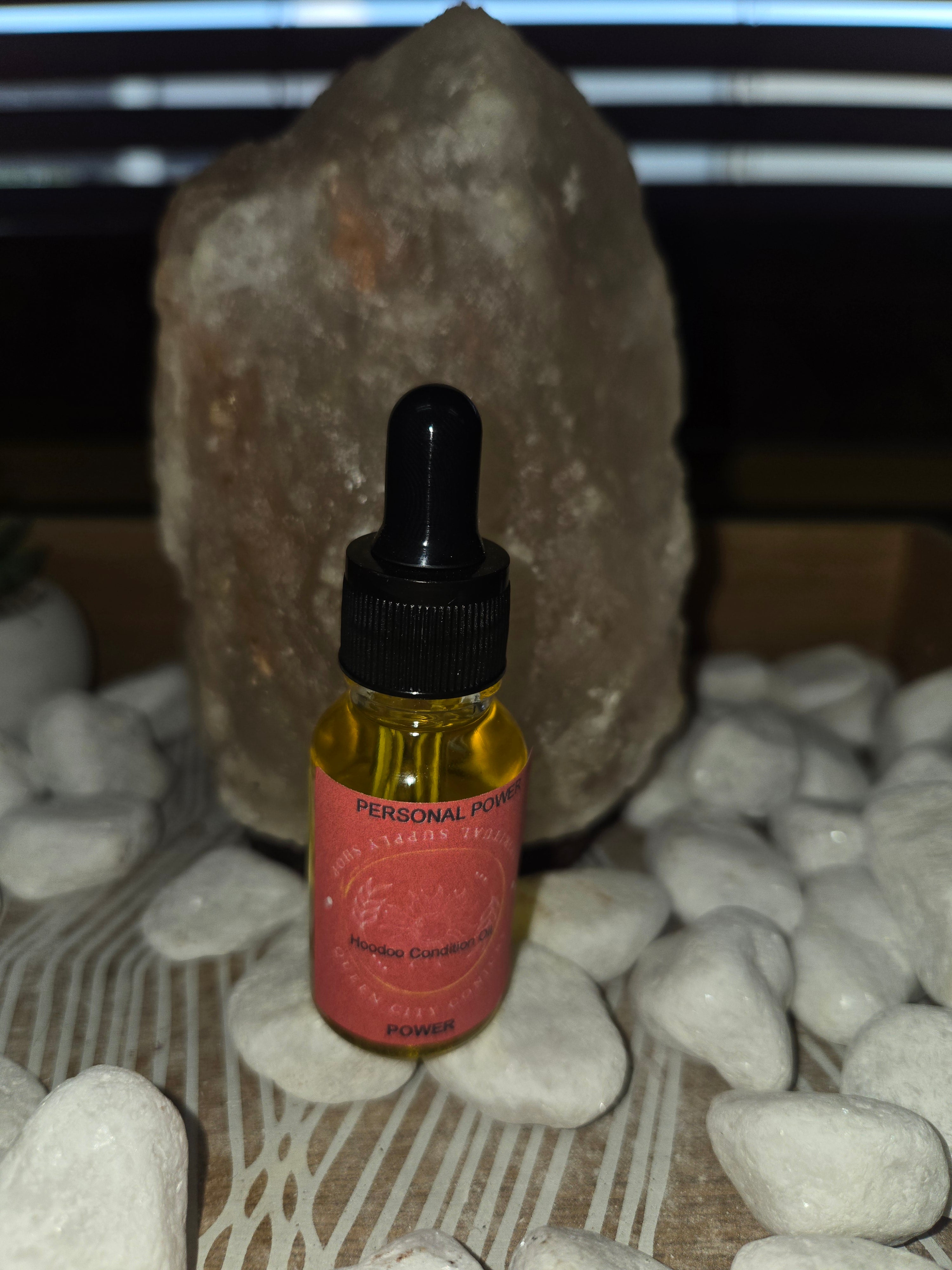 Spiritual power conjure oil for manifestation and inner strength