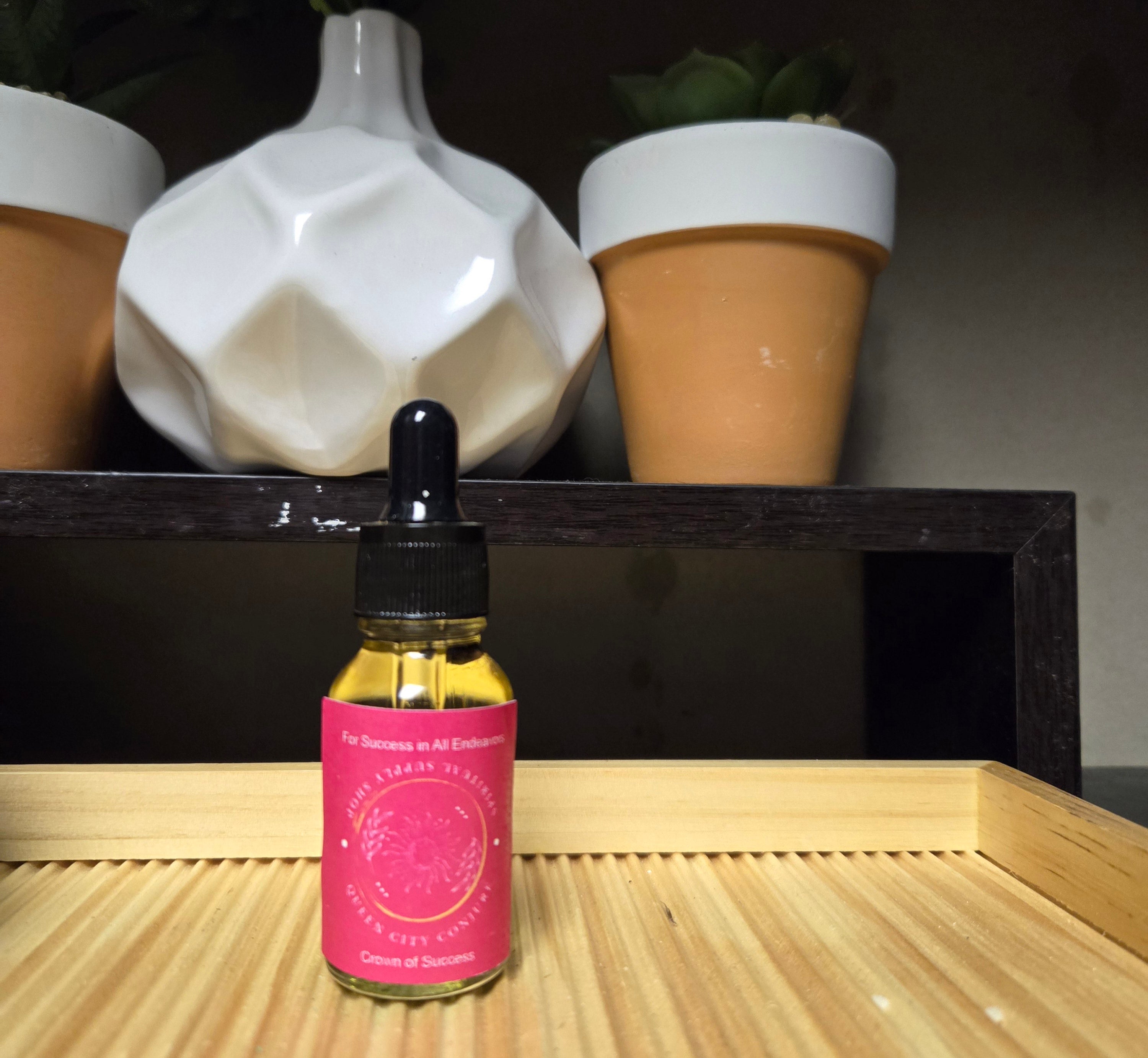 Crown of success spiritual oil bottle self esteem, confidence,empowerment