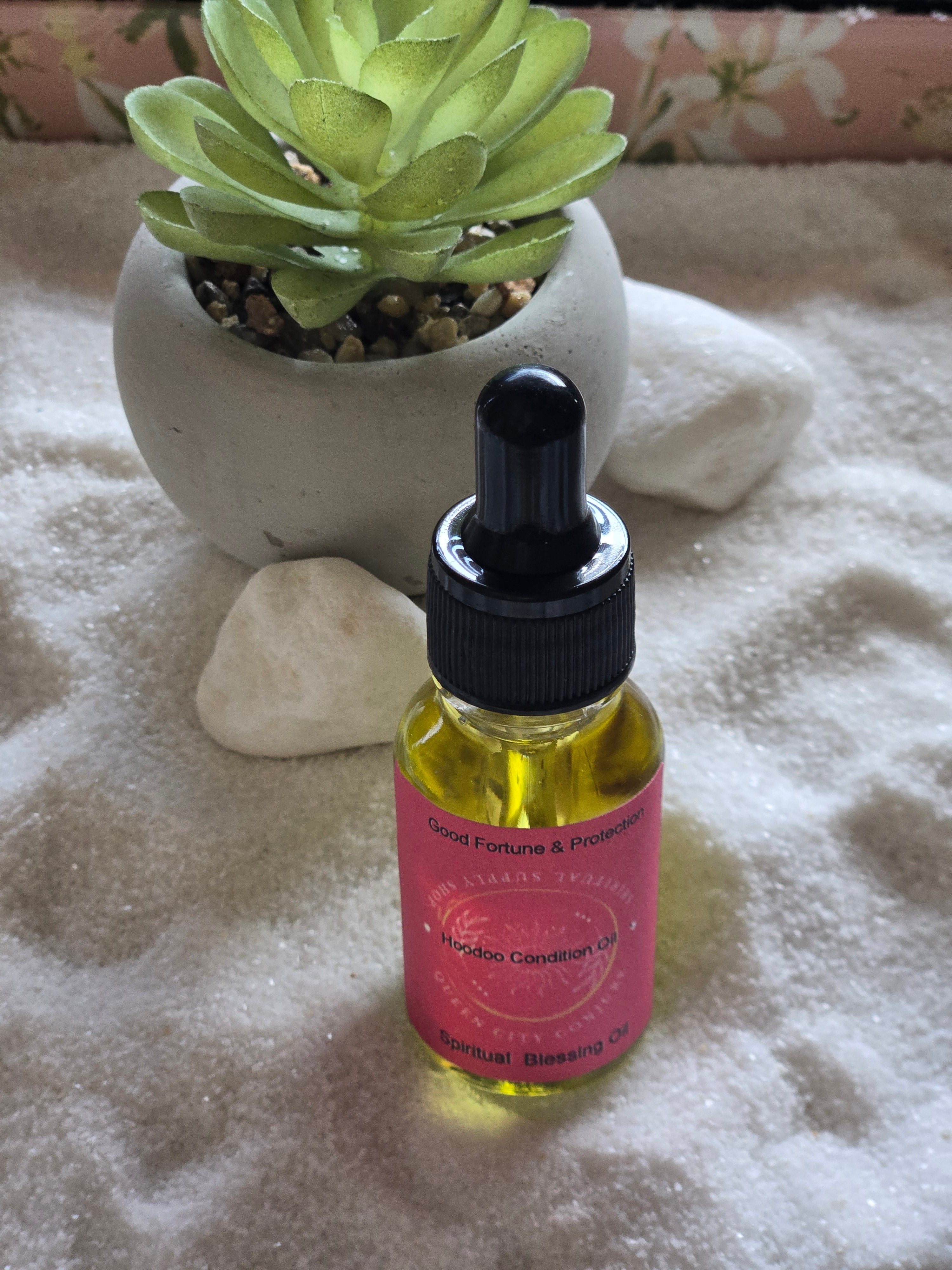 Transform your sacred spaces with our Spiritual Blessing Conjure Oil,