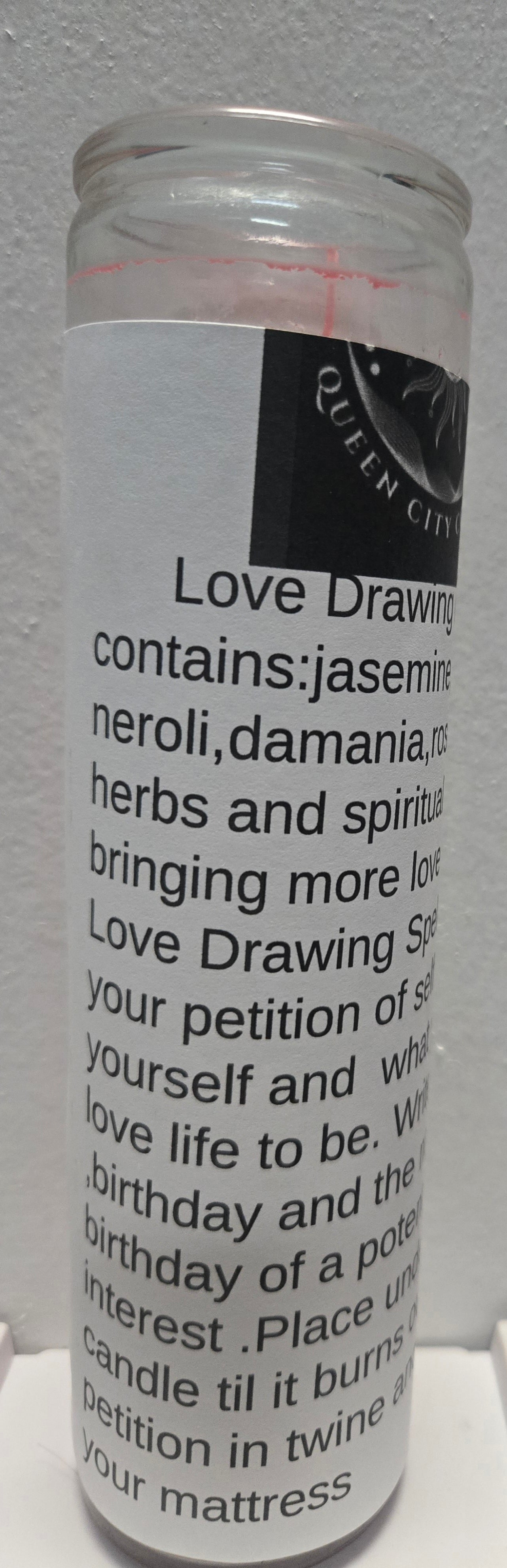 Love Drawing Candle - Hand-Dressed Romance & Attraction Ritual Candle