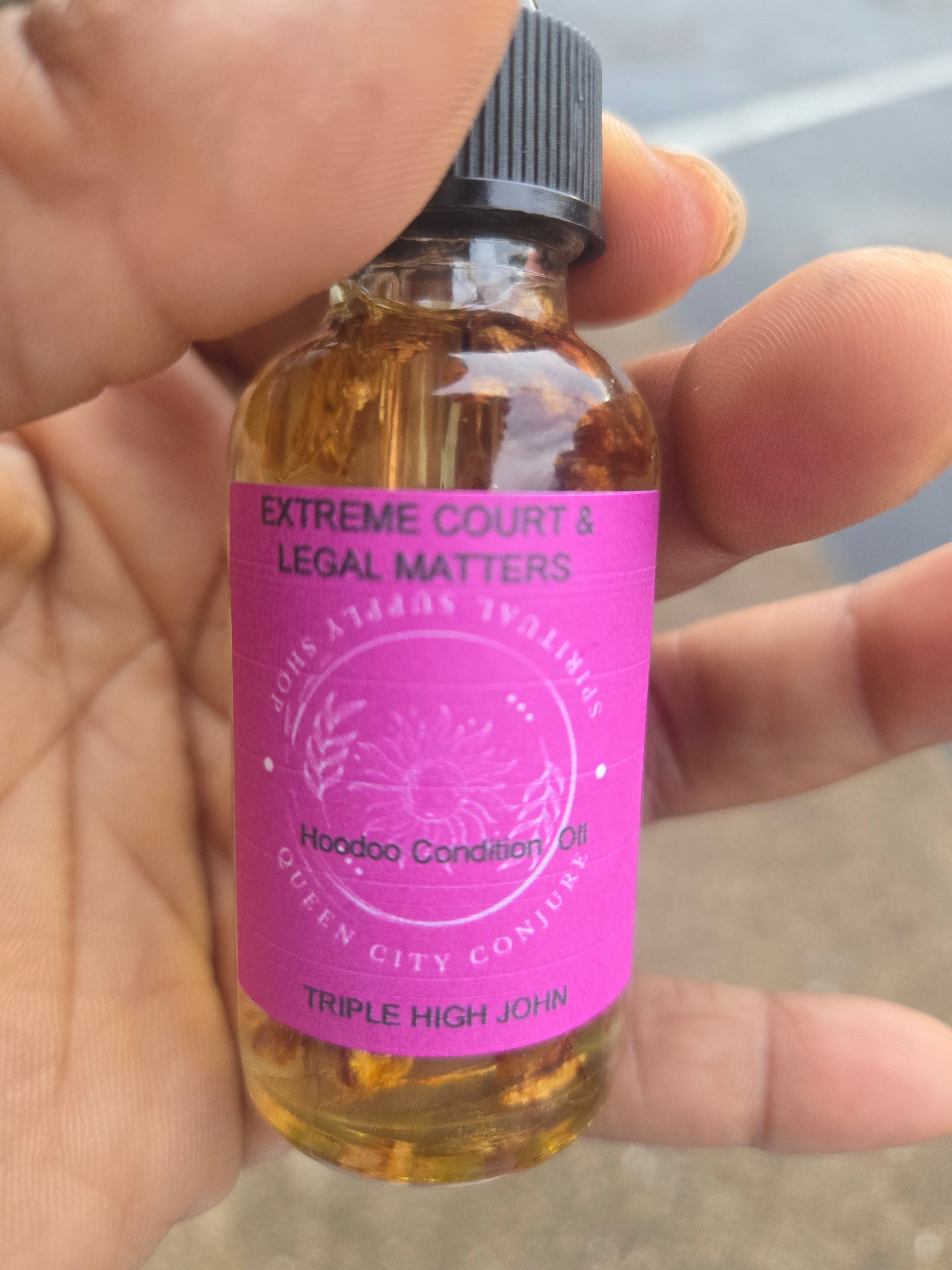 Harness the Power of Triple High John Conjure Oil for Legal Success! ⚖️✨
