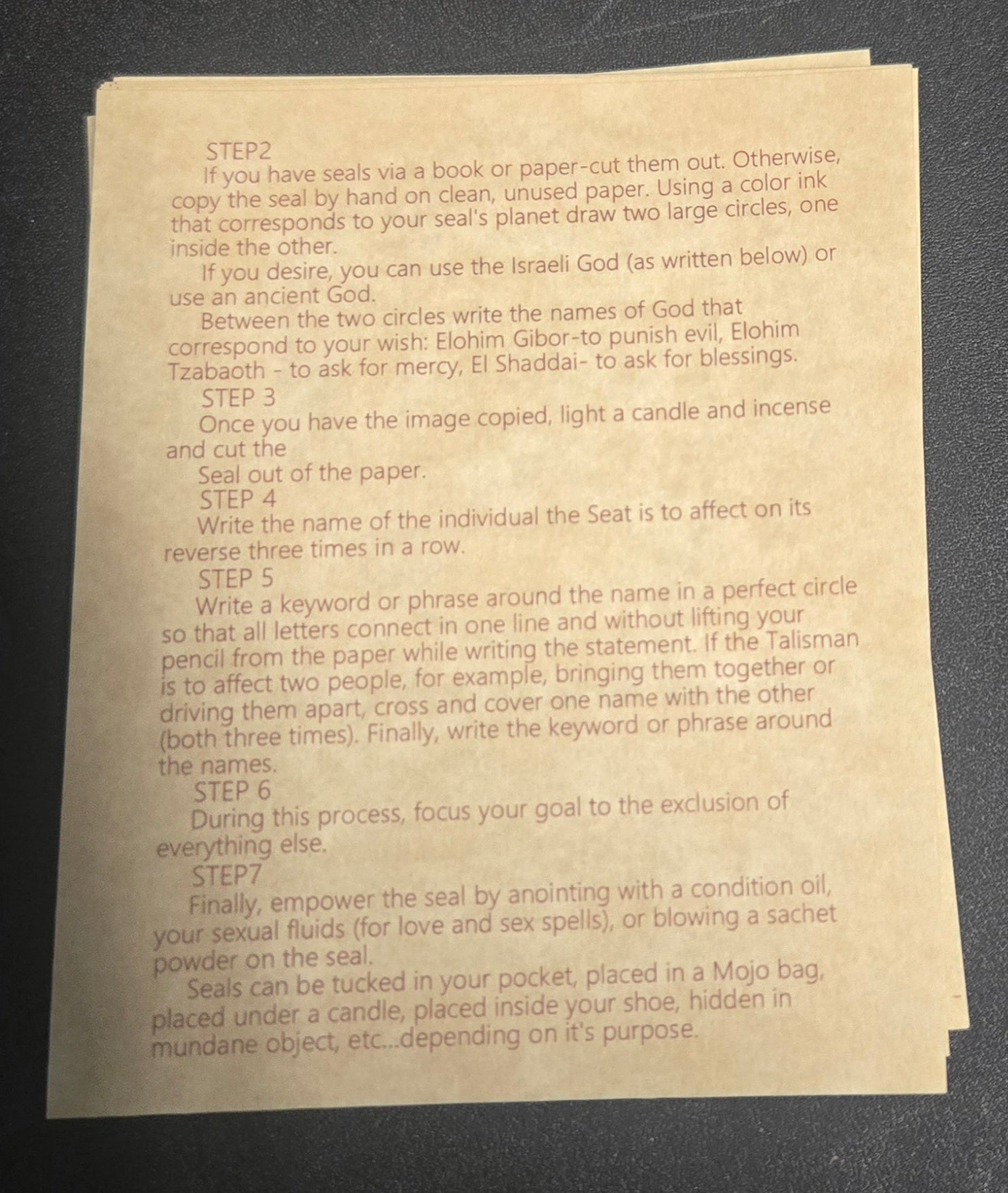 "Unlock the Mystical: 46-Piece Solomon Seals Parchment Set for Divine Manifestation"