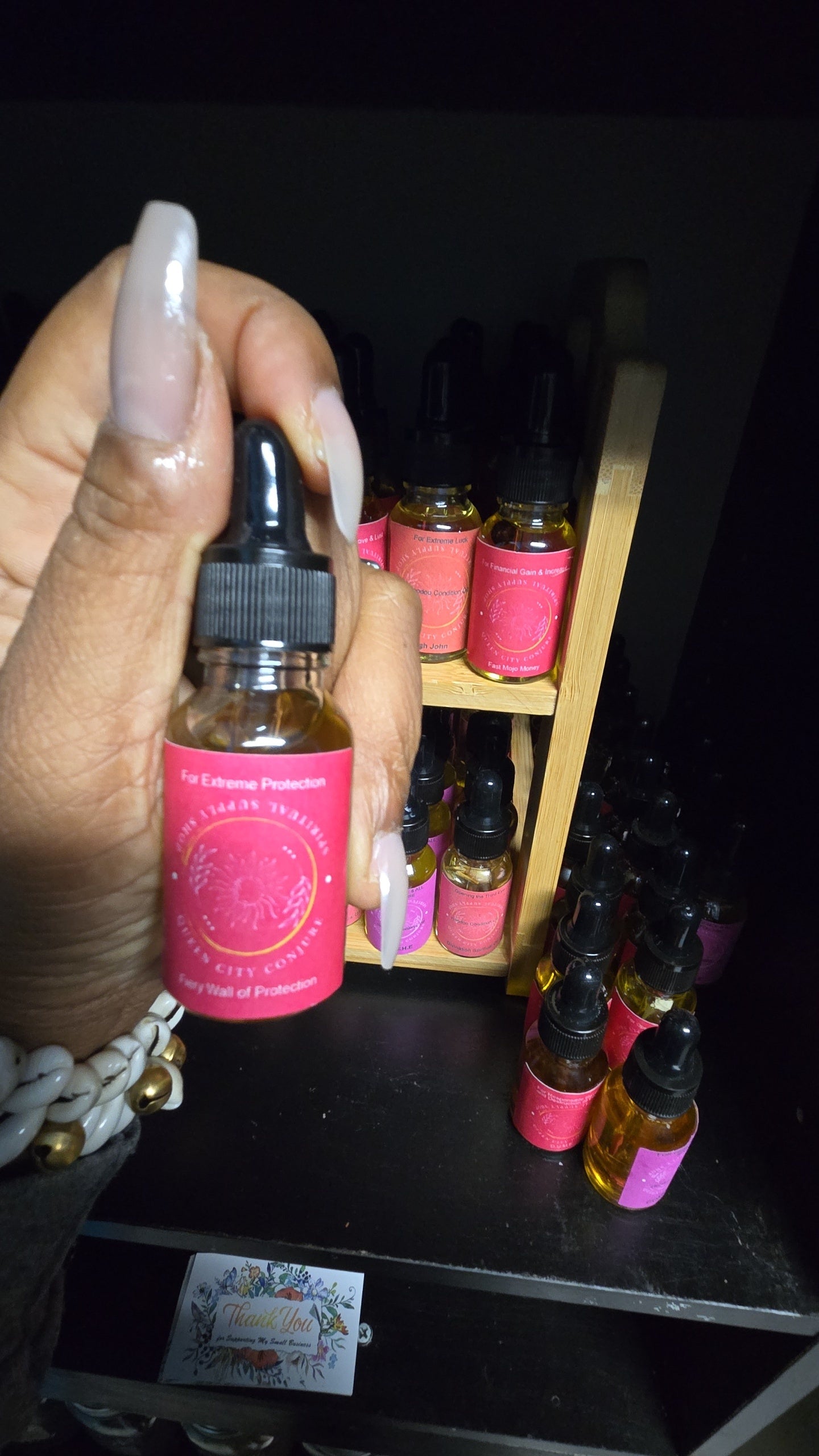 Fiery wall of protection spiritual oil used for warding, guarding and protection 