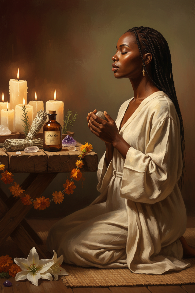 Ashè Oil Explained: How to Use It for Spiritual Power & Divine Energy