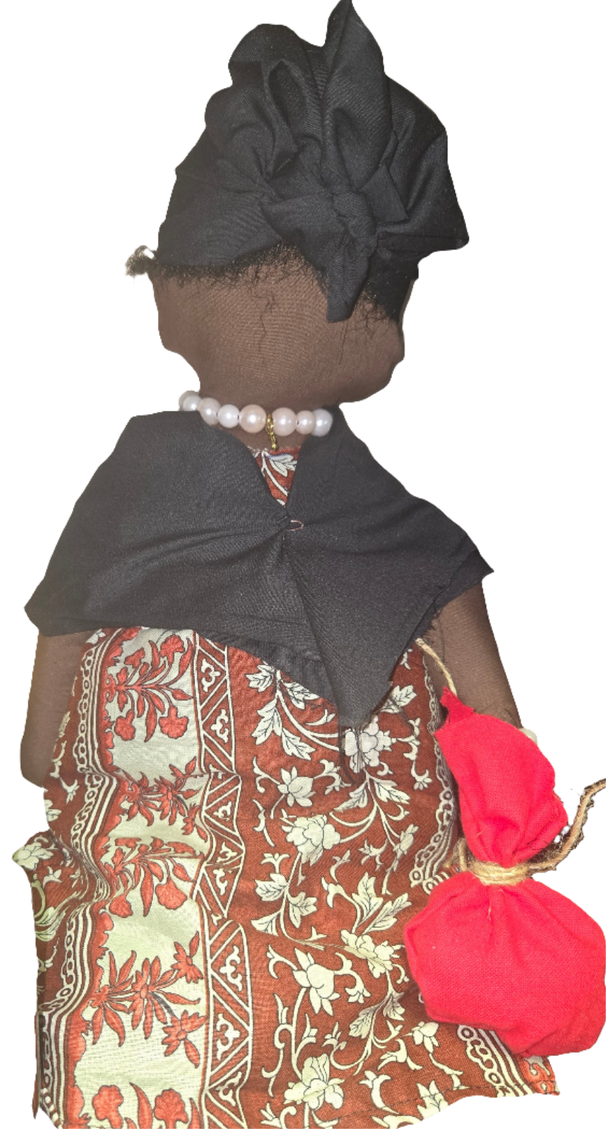 Big Mama ancestor doll  representing someone who needs support, focusing on their well-being.