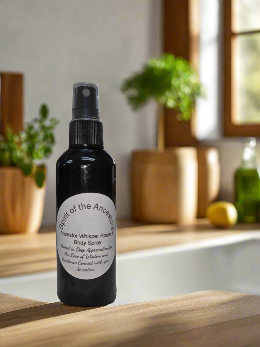 Ancestral veneration body and room spray for spiritual connection