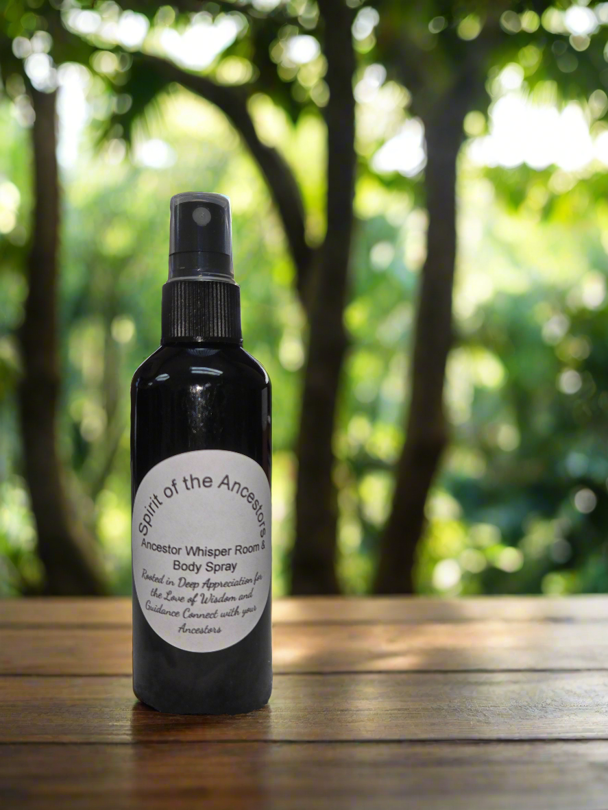 Ancestral veneration body and room spray for spiritual connection