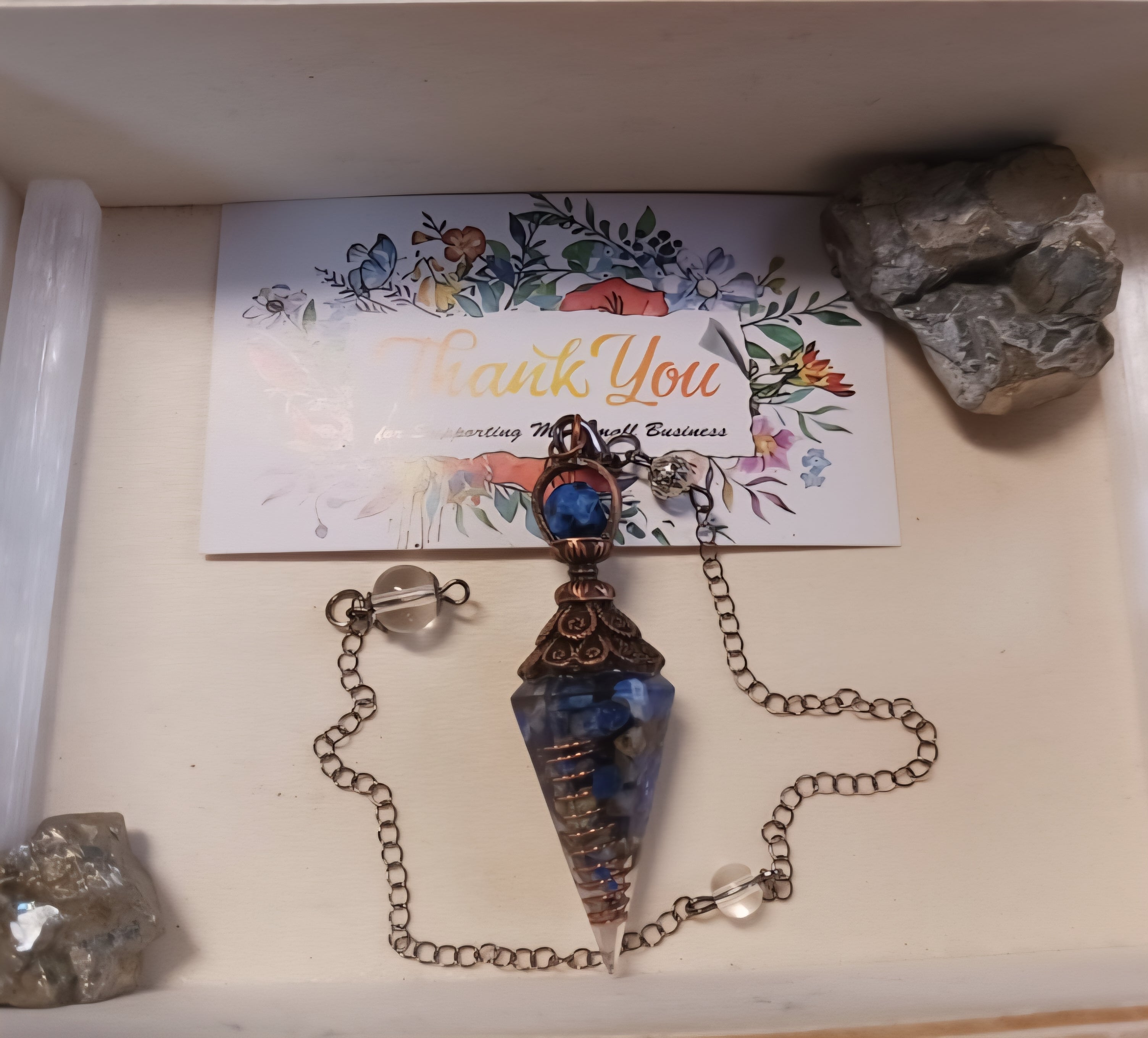 beautiful  lapis azuli pendulum