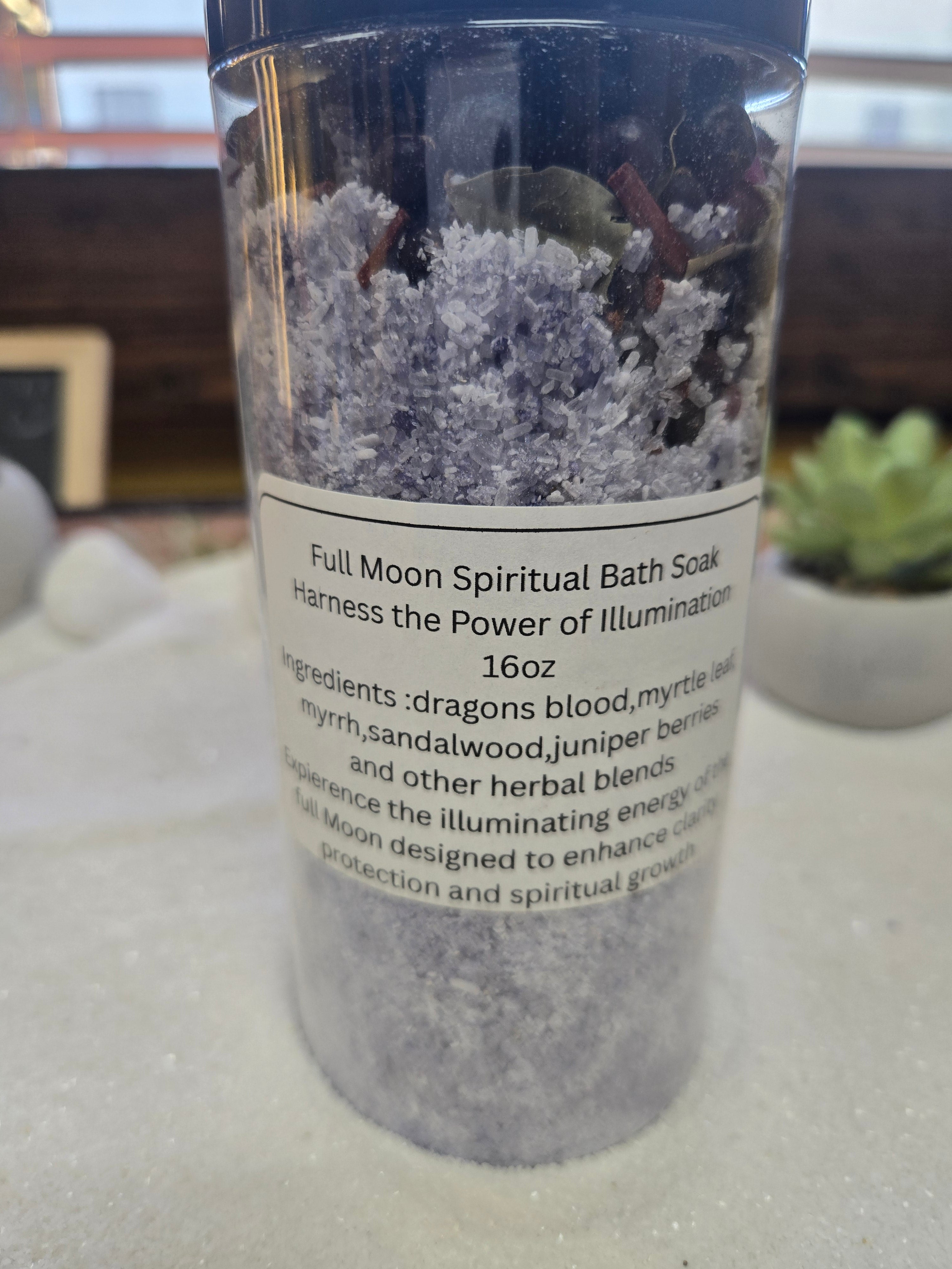 Fullmoon Spiritual Bath Tea with soothing herbs and cleansing ingredients for stress relief and balance
