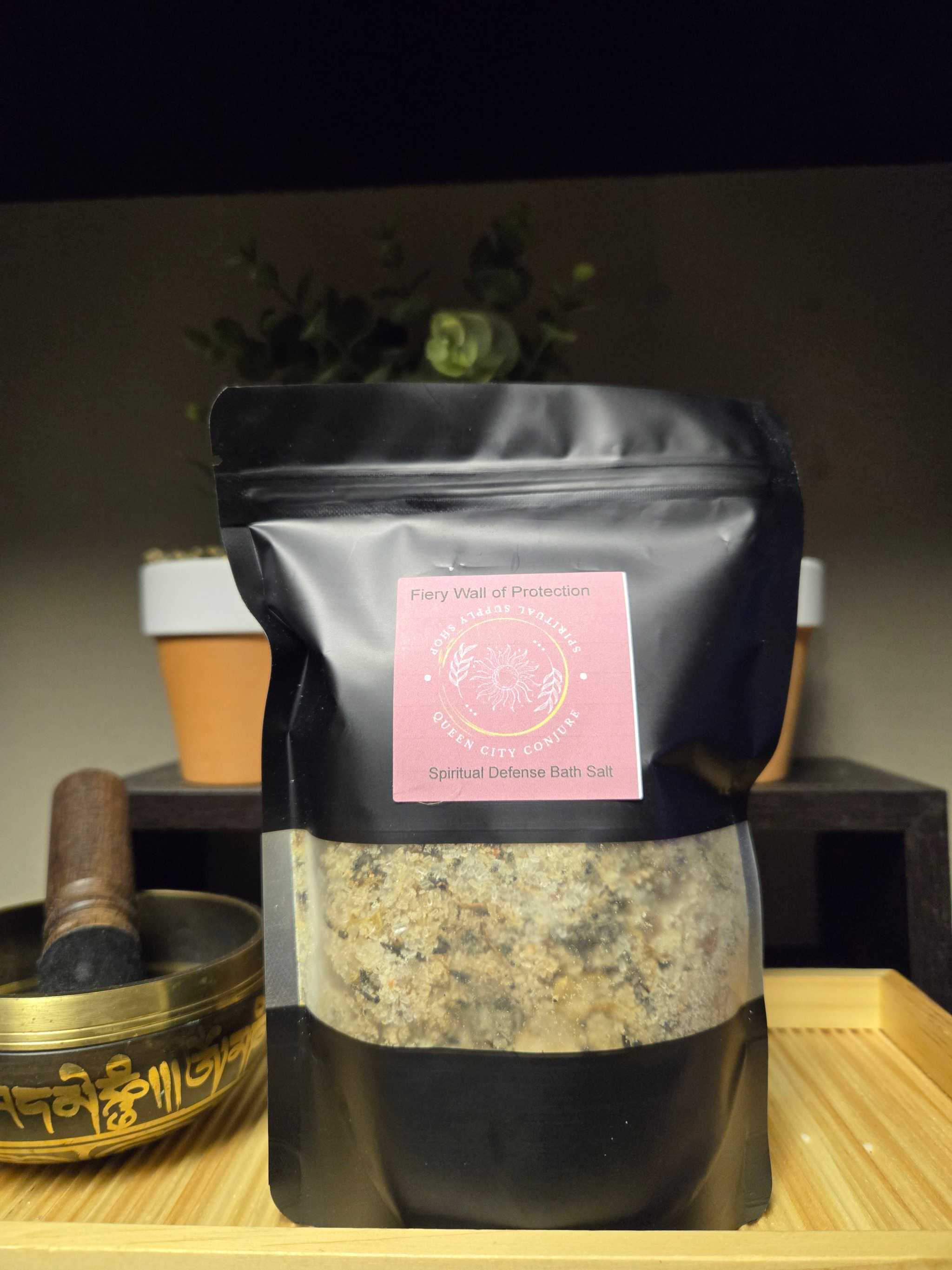 Fiery Wall of Protection Spiritual Bath Salt for  protection and  safeguarding.